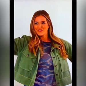 BP. Crop Military Jacket